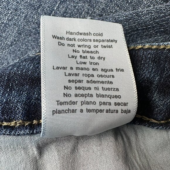 Judy Blue Women's Skinny Fit Control Top Raw Hem Capri Jean, Size 11/30, Auburn - Picture 15 of 16